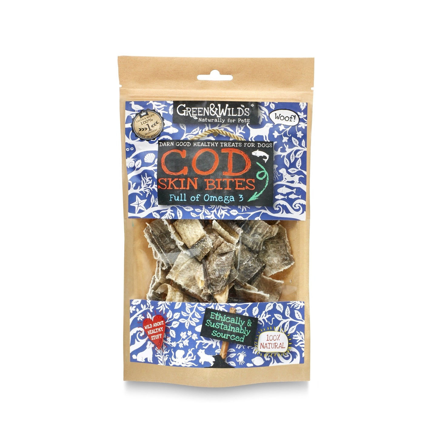 GREEN & WILD'S Cod Skin Bites