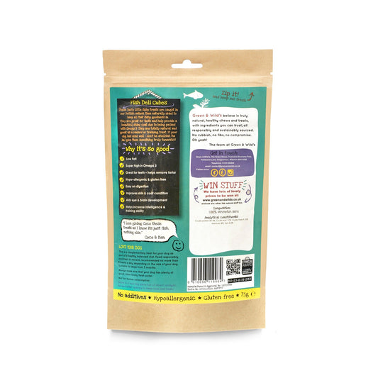 GREEN & WILD'S Fish Deli Cubes 75g