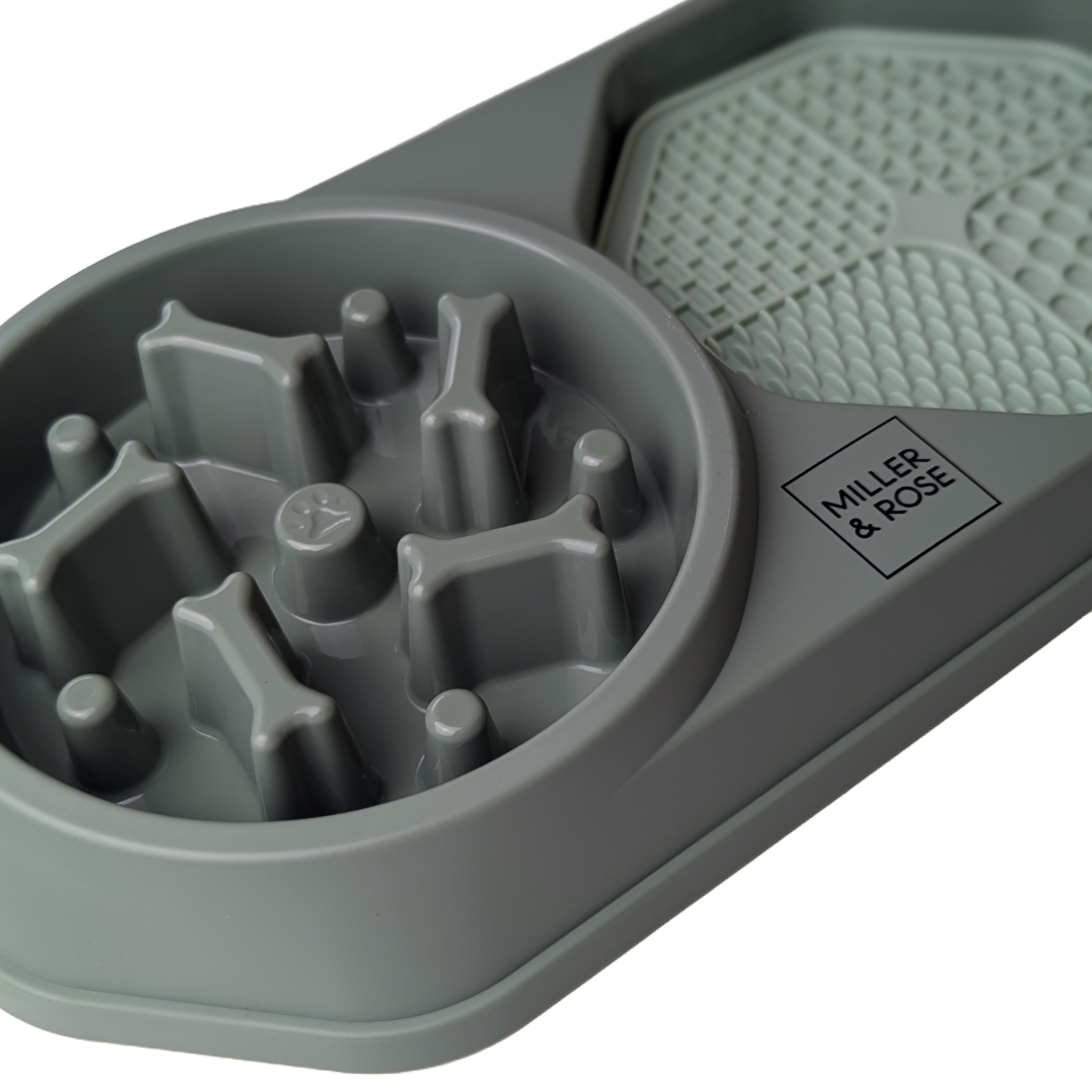 4-in-1 Sage Green Slow Feeder image 2