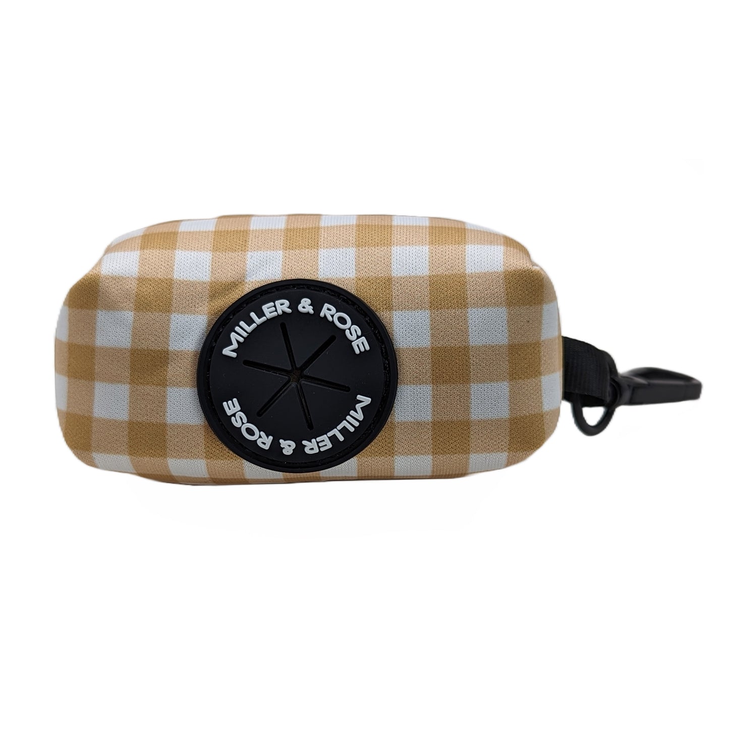 Golden Gingham Poop Bag Holder image 0