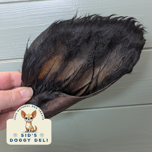 Sid's Doggy Deli - Large Hairy Cows Ear image 1