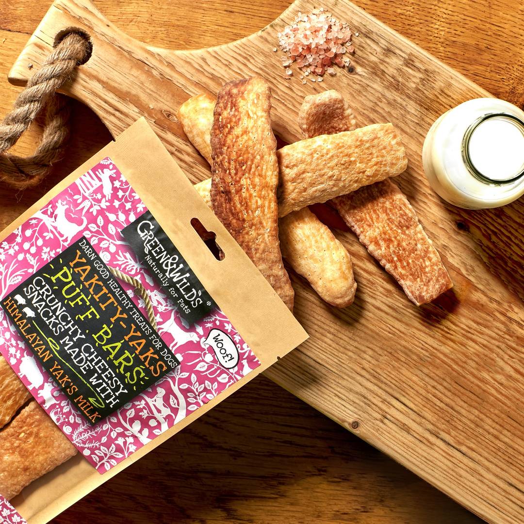 GREEN & WILD'S Yakity Yak Puff Bars, 75g