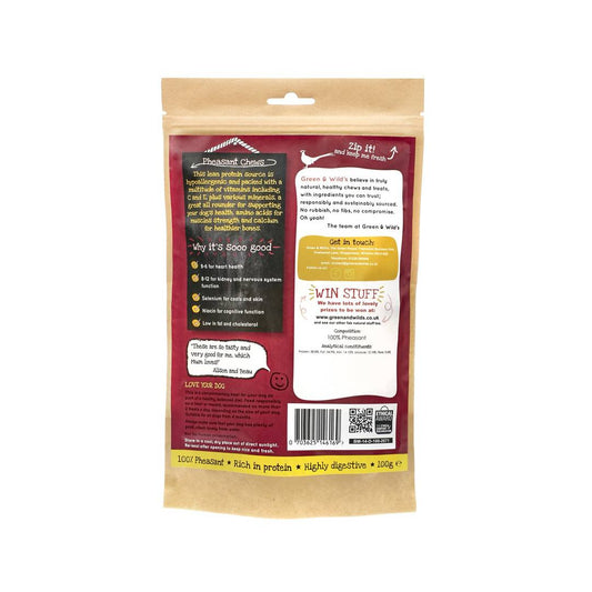 GREEN & WILD'S - Pheasant Chews, 100g