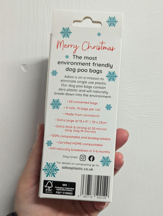 Adios Christmas Poop bags image 1