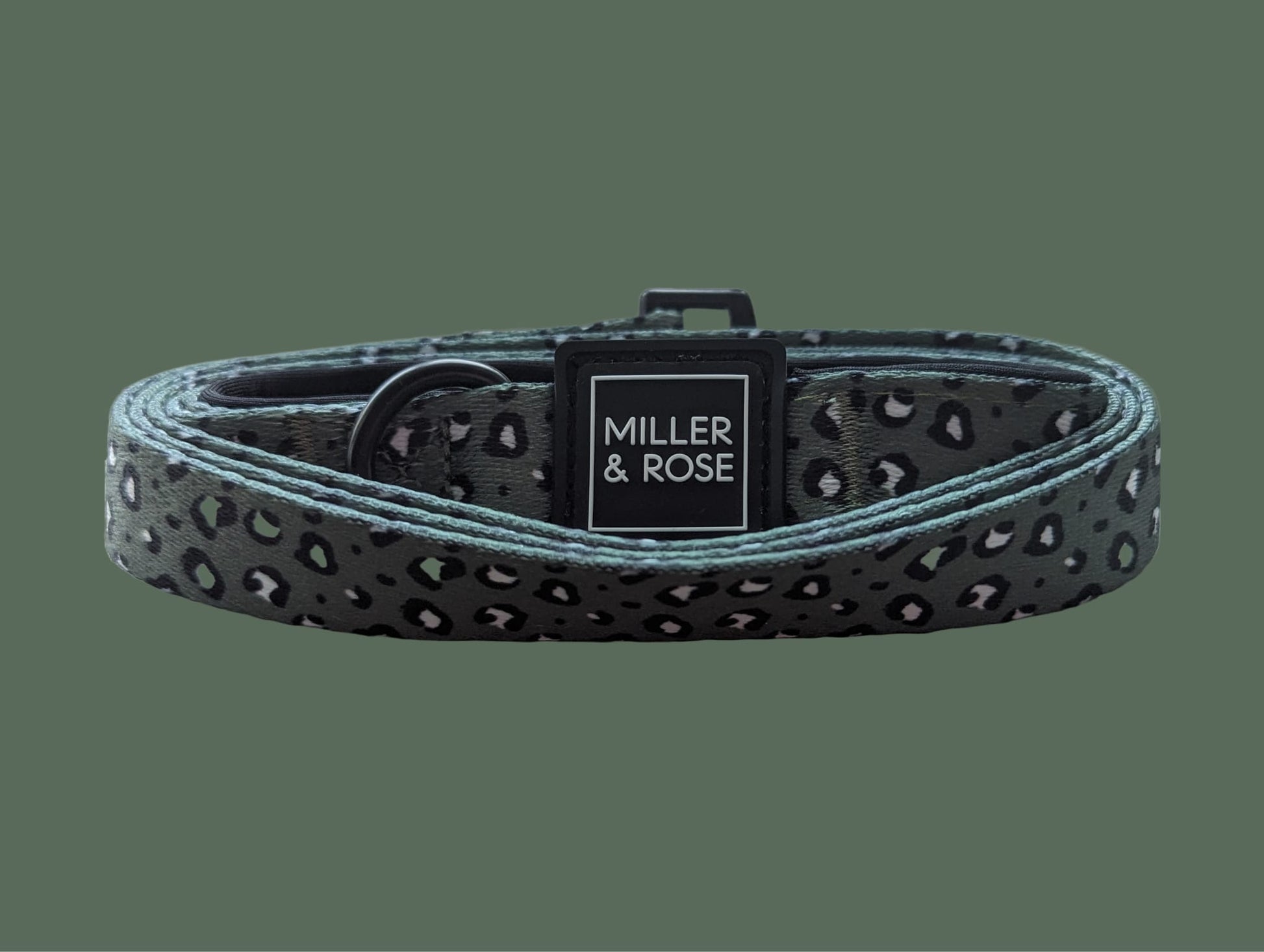 Olive Leopard Classic Lead image 1