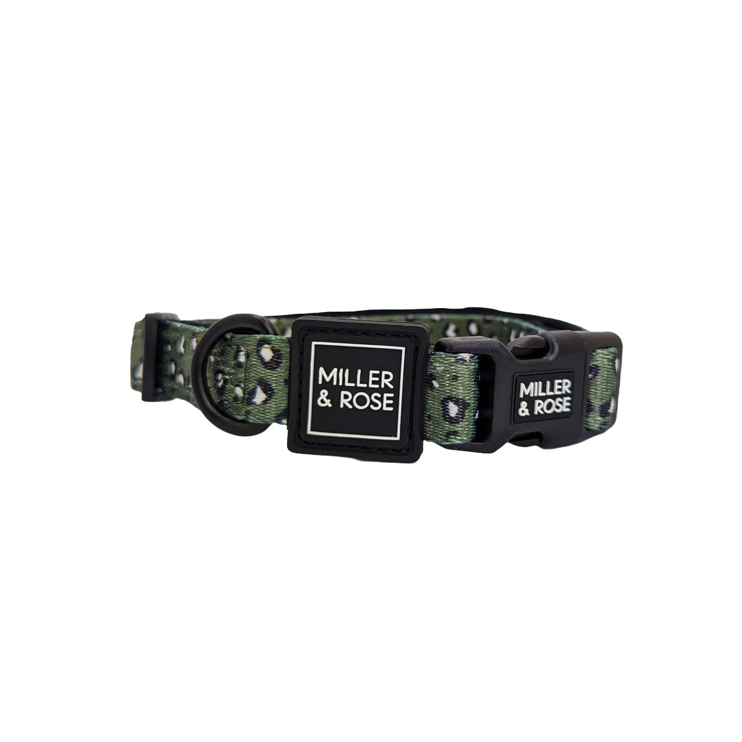 Olive Leopard Classic Collar image 0