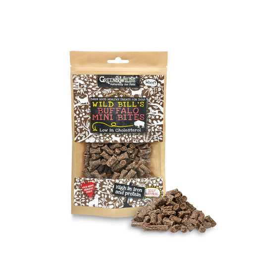 GREEN & WILD'S Wild Bill's Buffalo Mini Bites, 75g