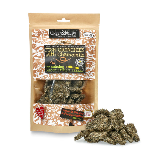 GREEN & WILD'S - Fish Crunchies with Chamomile, 100g